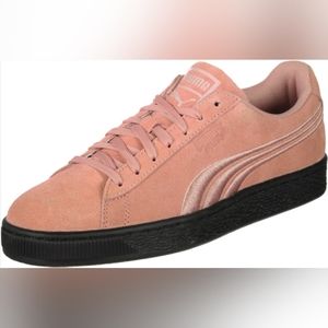 Puma Suede Classic Badge Flip 'EM Muted Clay/Puma Black 366491-01 Men's 8.5